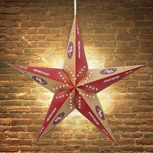 🏈🆕 SAN FRANCISCO 49ERS STAR LANTERN - NFL